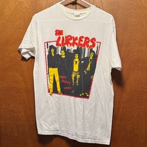 Vintage The Lurkers Graphic White T-Shirt